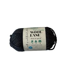 Lion Brand Yarns Wool Ease Frosty Spruce #6 Super Bulky 174 Yards Bonus Bundle
